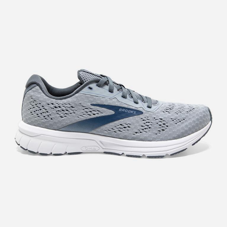 Brooks Anthem 4 Mens Neutral Road Running Shoes - Quarry/Grey/Dark Blue - Philippines (934570LVT)